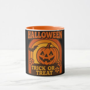 jaren 1970 Trick or treat Halloween Mok