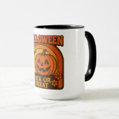  jaren 1970 Trick or treat Halloween Mok (Voorkant rechts)