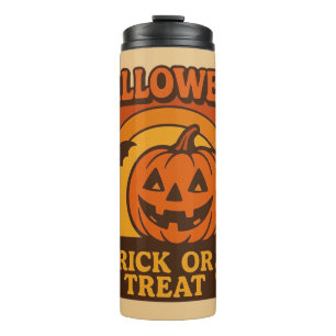 jaren 1970 Trick or treat Halloween Thermosbeker
