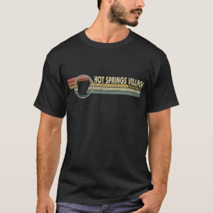 jaren 1980 Style HOT SPRINGS VILLAGE, AR T-shirt