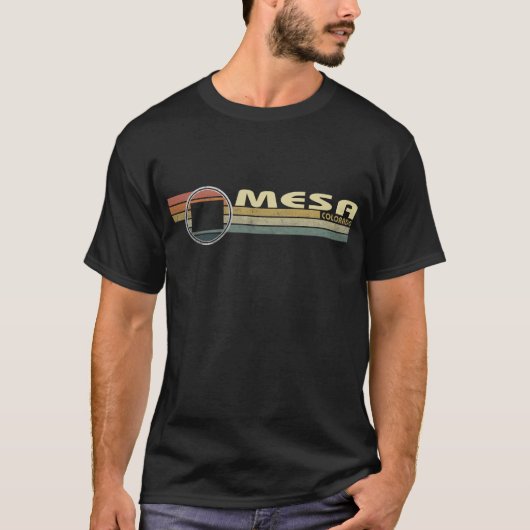 jaren 1980 Style MESA, CO T-shirt (Voorkant)