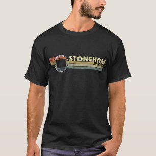  jaren 1980 Style STONEHAM, CO T-shirt
