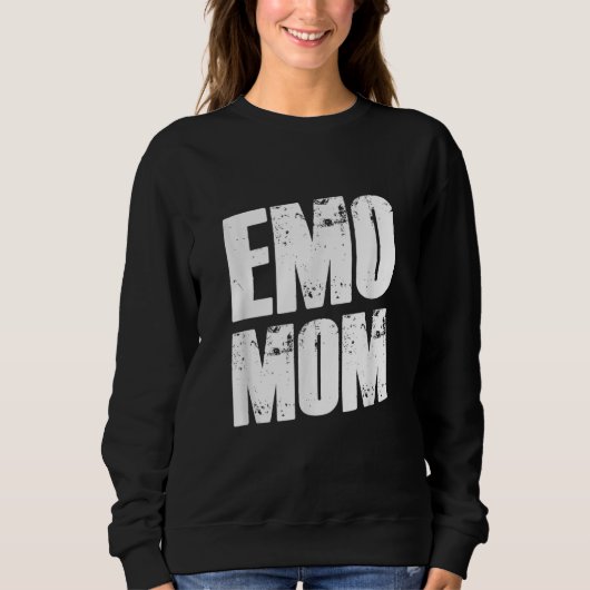 Jaren 2000 00s EMO Moeder   EMO Punk Trui (Voorkant)