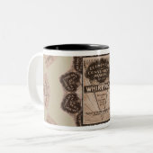  JAREN '20 ART DECO BROCHURE HOESJE TWEEKLEURIGE KOFFIEMOK (Voorkant links)