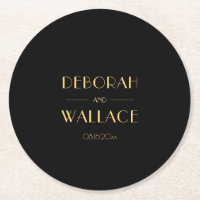  jaren '20 Art Deco eenvoudige bruiloft