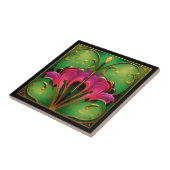 jaren '20 Art Deco Reproduction Keramische Tegel Tegeltje (Zijkant)