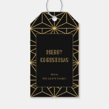 jaren '20 art deco Vrolijk kerstfeest