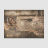 Jaren 20 Flapper Goud Glam Decoupage Tissuepapier (Voorkant)