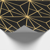  jaren '20 geometrische art deco cadeaupapier (Hoek)