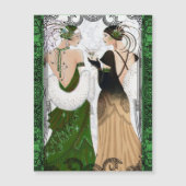  jaren '20 Kerst Martini Flapper Dames (Voorkant)