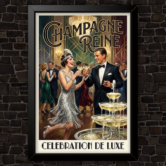 Jaren 20 mode advertenties uit het verleden poster