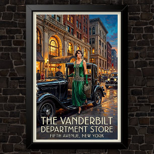 Jaren 20 Mode Reclame uit het verleden Poster