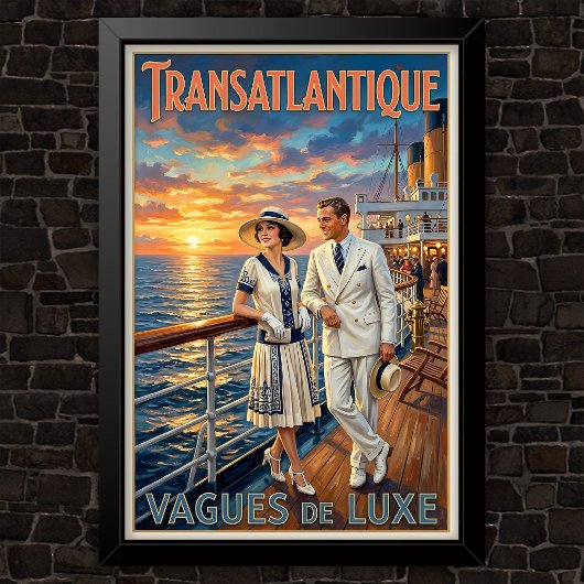 Jaren 20 Mode Reclame uit het verleden Poster