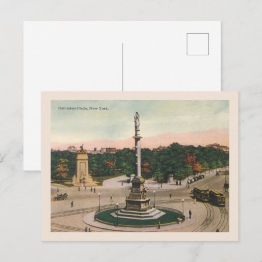  jaren 20 New York City Manhattan Briefkaart (Voorkant / Achterkant)