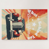 jaren '30 Auto Wat er achter je zit, maakt niet ui Legpuzzel (Horizontaal)