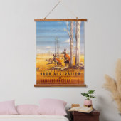  (jaren '30) Duits HAPAG-cruiseschema Hangend Wandkleed (Slaapkamer)