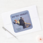 jaren '30 Glamour Sticker Inhaleer je (Envelop)
