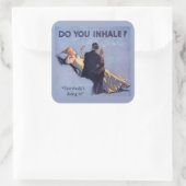 jaren '30 Glamour Sticker Inhaleer je (Tas)