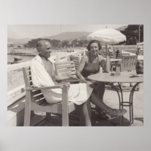 jaren '30 in Cannes, Frankrijk Poster