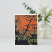  jaren 30 Monte Carlo Travel Briefkaart (Staand voorkant)