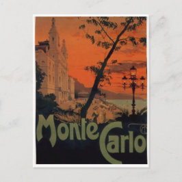  jaren 30 Monte Carlo Travel Briefkaart
