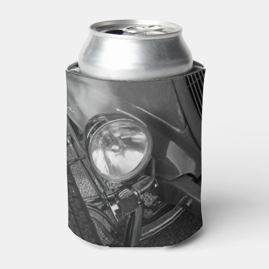 Jaren 30 Roadster Grayscale Blikjeskoeler (Blikje Voorkant)