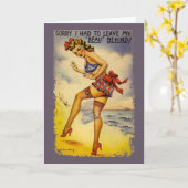 jaren '40 die het Grappige Wenskaart van de Kaart (Gele Bloem)