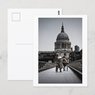 Jaren 40 op Millennium Bridge Londen (6331) Briefkaart