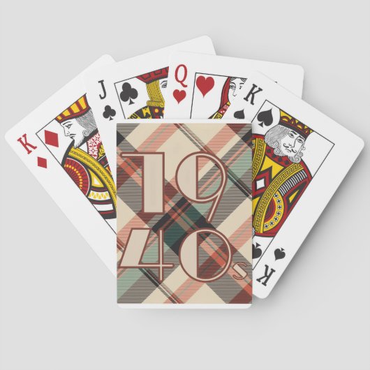 jaren '40 pokerkaarten (Achterkant)