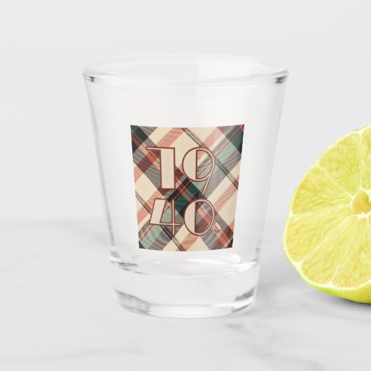 jaren '40 shot glas (Voorkant)
