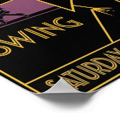  jaren 40 Swing Dance Poster (Hoek)