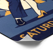 jaren 40 Swing Dance Poster (Hoek)