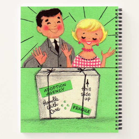 jaren '50 adoptieouders notitieboek (Achterkant)