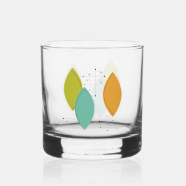 Jaren 50 Atomic Era Surfplank Vormen Mid Century Whisky Glas