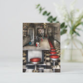 jaren '50 - De Ice Cream Parlor  Briefkaart (Staand voorkant)