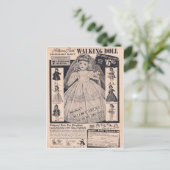 jaren '50 die de Bruid van Hollywood van Doll Briefkaart (Staand voorkant)