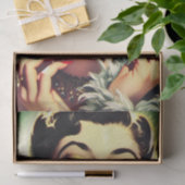 jaren 50 Glamour Meisje Tissuepapier (Geschenk)