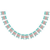 jaren '50 grens print madeliefjes vlaggetjes (Alle)