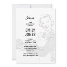 jaren '50 Huisvrouw Vrijgezellenfeest