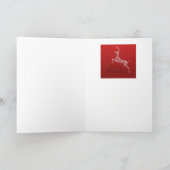 jaren '50 Kerstboom Feestdagen Kaart (Binnen)