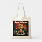  jaren 50 kostuums en cocktails Halloween Tote Bag (Achterkant)