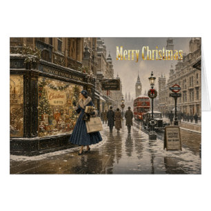 Jaren 50 Lady London Kerstwinkelen