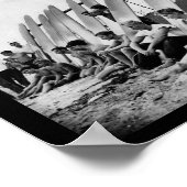  jaren '50, overgebleven op strand poster (Hoek)