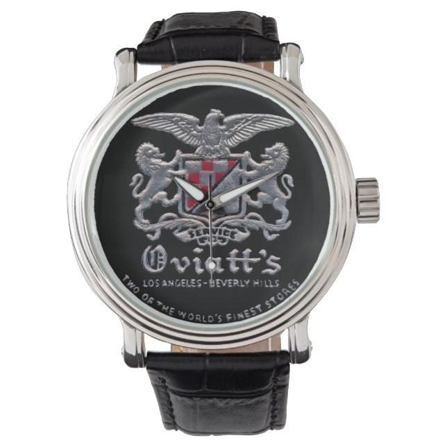 jaren '50 "Oviatt's" winkel crest Horloge (Voorkant)