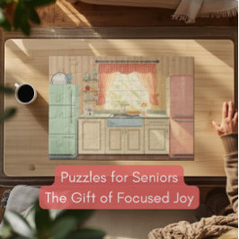 Jaren 50 Retro Keuken Dementie Puzzel Nostalgisch