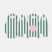 Jaren 50 Roze En Groene Palm Beach Bruidsdouche Bedankdoosjes (Uitgevouwen)