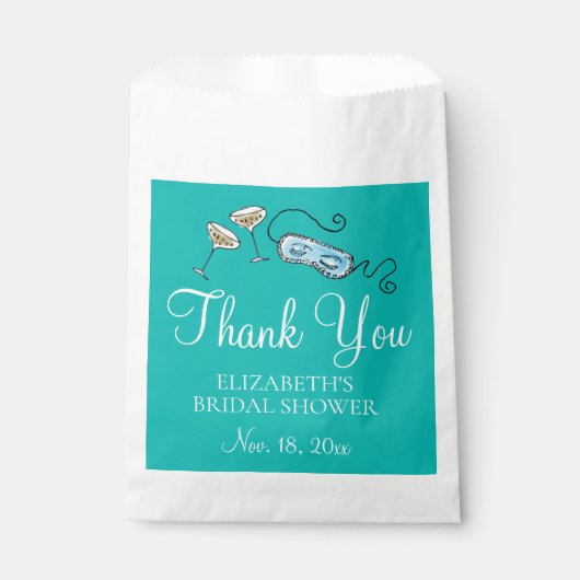 Jaren 60 Bruidsontbijt bij Tiffanys Schattig Bedankzakje (Voorkant)