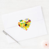 Jaren 60: Peace and Love sticker (Envelop)