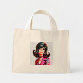 jaren '60 schoonheid mini tote bag (Voorkant)