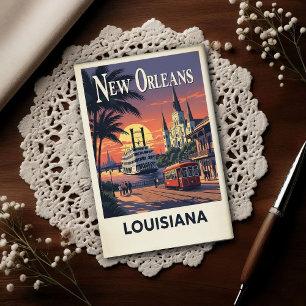 Jaren 60 Vintage New Orleans Briefkaart